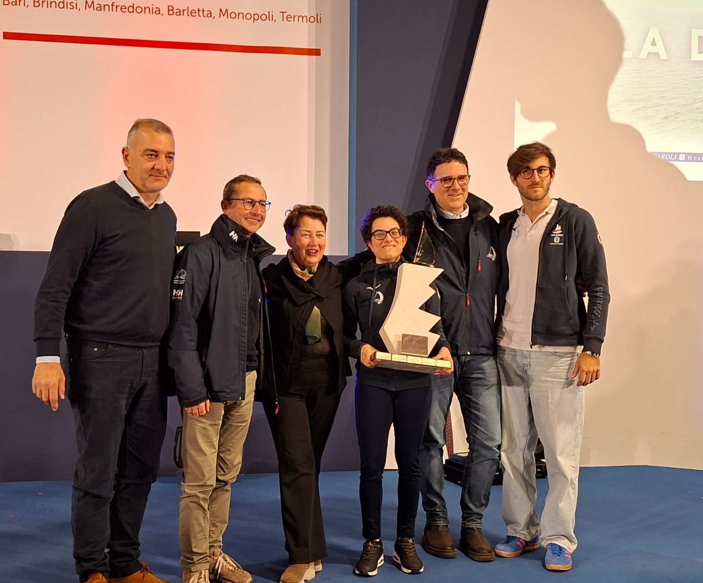 Para Sailing Brindisi premiata al Galà della Vela Il 2025 un anno di successi per la vela paralimpica brindisina